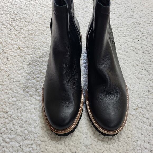 New DV by Dolce Vita Rielle Lug Sole Chelsea Boot Black Women size 10 - Picture 3 of 6